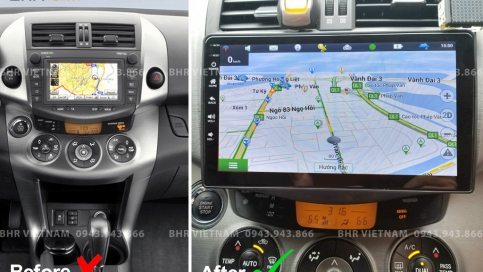 Màn hình DVD Android xe Toyota Rav4 2005 - 2012 | Vitech 